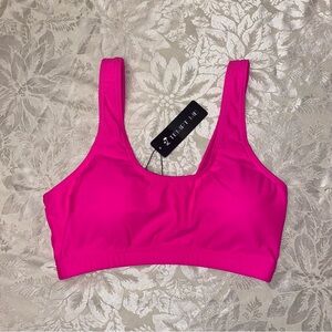 NWT Tempt Me Brand Hot Pink Bikini Top Size XS Top Only Summer Beach